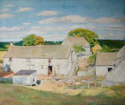 Granja Oakridge - Finales de verano de William Rothenstein