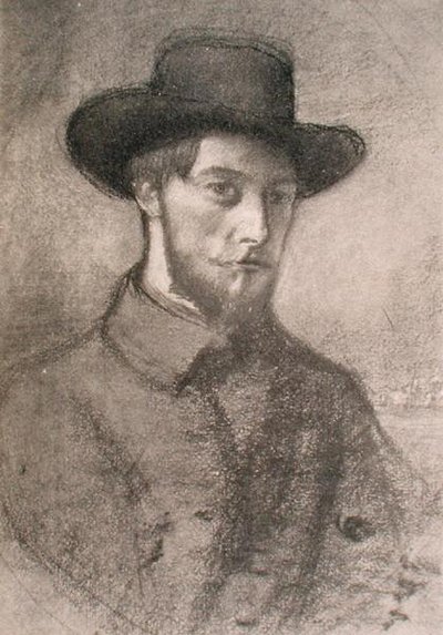 Retrato de Augustus John (1879-1961) (litografía) de William Rothenstein