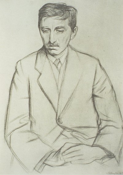 Retrato de E.M. Forster (1879-1970) de William Rothenstein
