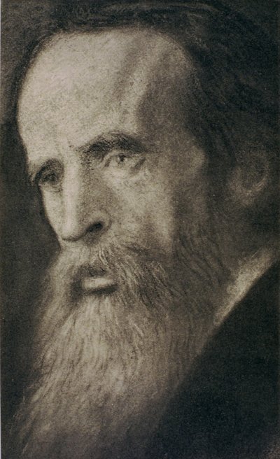 Retrato de Sir Leslie Stephen (1832-1904) (litografía) de William Rothenstein