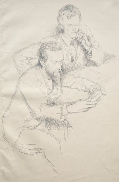 Ricketts y Shannon, 1897 de William Rothenstein