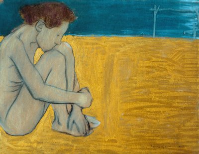 Desnudo femenino sentado de William Rothenstein