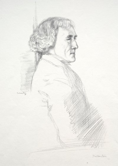 Sir Henry Irving, 1898 de William Rothenstein