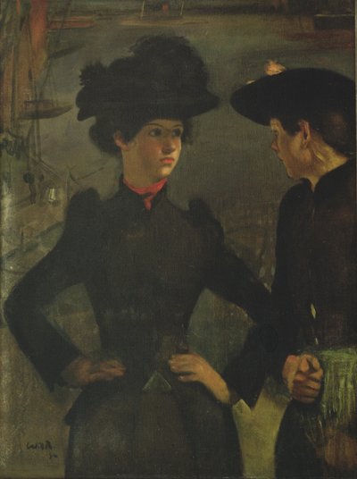 Las chicas Coster de William Rothenstein