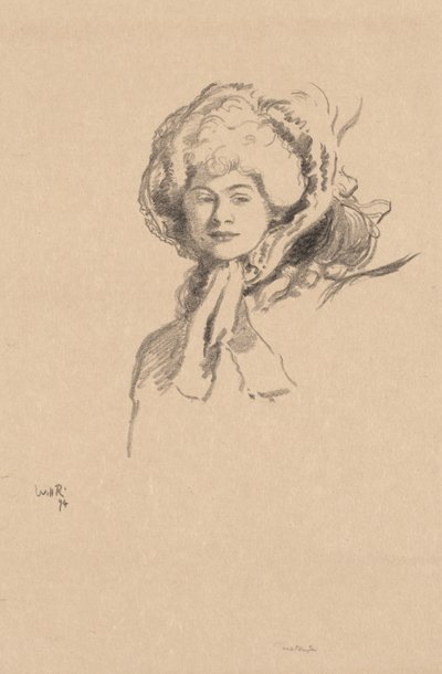 El Millamant o Bonnet y Polvo de William Rothenstein