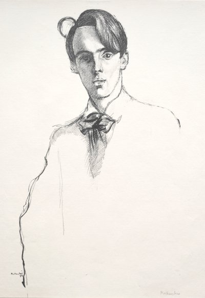 William Butler Yeats de William Rothenstein