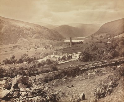 El Valle de Glendalough, Condado de Wicklow, Irlanda, c. 1864 de William Russell Sedgfield