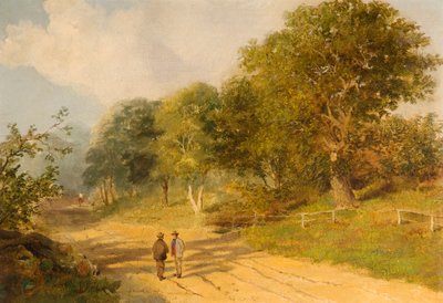 Camino a Redheugh Hall, 1856 de William Ryott