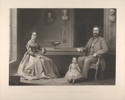 Teniente General Thomas J. Jackson y Su Familia de William Sartain