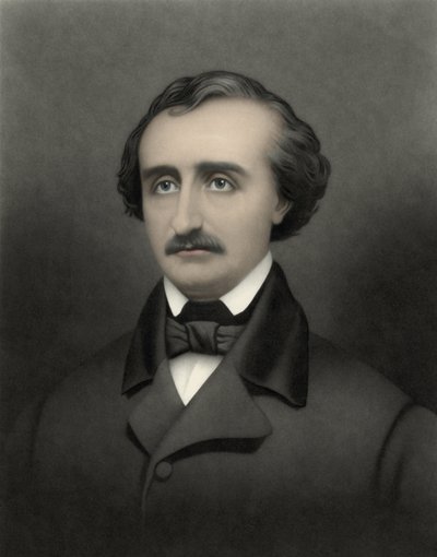 Retrato de Edgar Allan Poe (1809-1849), escritor estadounidense. de William Sartain