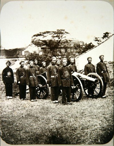 Soldados chinos, c.1875 de William Saunders