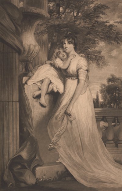 Lady Mildmay y su hijo de William Say