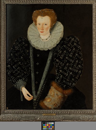 Elizabeth Palmer, c.1564-1633 (óleo sobre tabla) de William Segar
