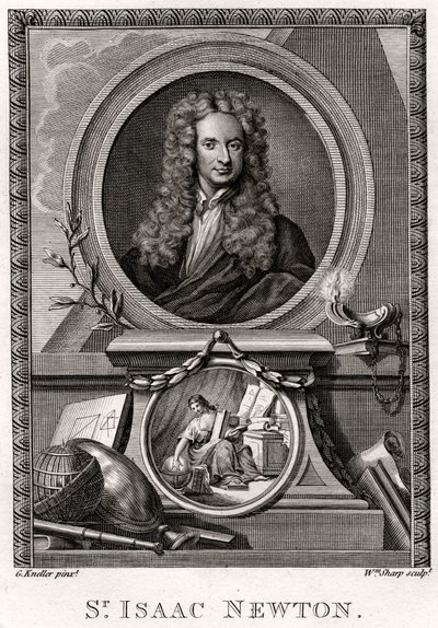 Sir Isaac Newton, 1774 de William Sharp