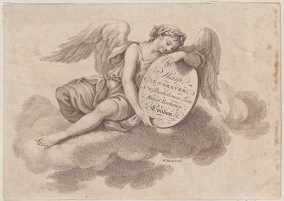 Tarjeta comercial para William Sharp, grabador, siglo XVIII de William Sharp