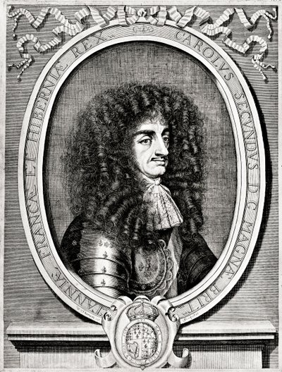 Carlos II, Rey de Gran Bretaña e Irlanda, siglo XIX de William Sherwin
