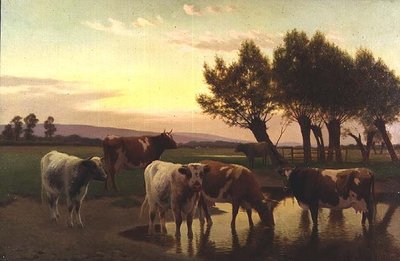Tarde cerca de Amberley de William Sidney Cooper