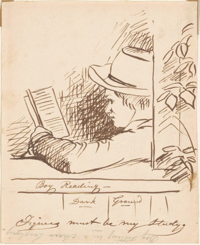 Niño Leyendo de William Sidney Mount