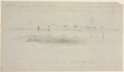 Pesca de anguilas en Setauket, Long Island, Nueva York de William Sidney Mount