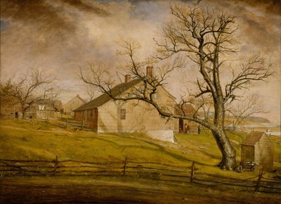 Casas de campo en Long Island, 1862-63 de William Sidney Mount