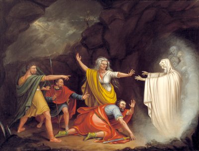 Saúl y la Bruja de Endor, 1828 de William Sidney Mount