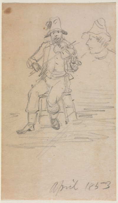 El Mendigo Violinista, 1853 de William Sidney Mount