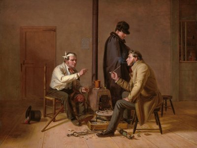 La Historia Difícil - Escena en una Taberna de Campo de William Sidney Mount