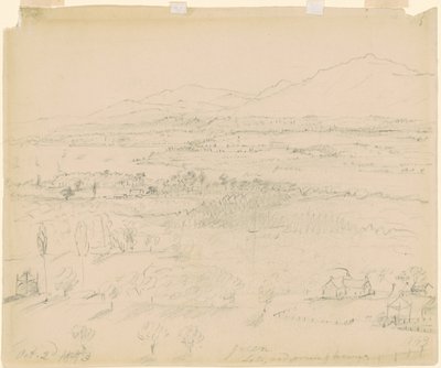 Valle con río y montañas de William Sidney Mount
