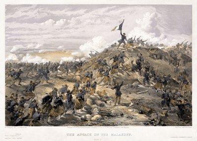 Ataque al reducto de Malakoff el 7 de septiembre de 1855 de William Crimea Simpson