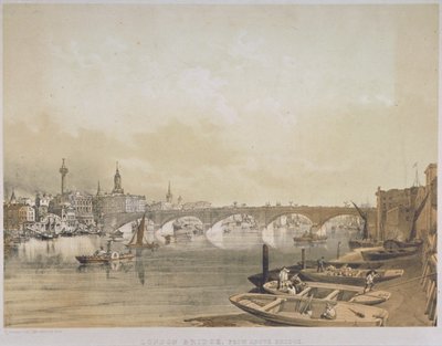 Puente de Londres, 1852 de William Simpson