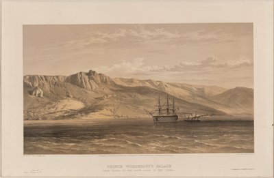 Vista del Palacio de los Vorontsov, 1855 de William Crimea Simpson
