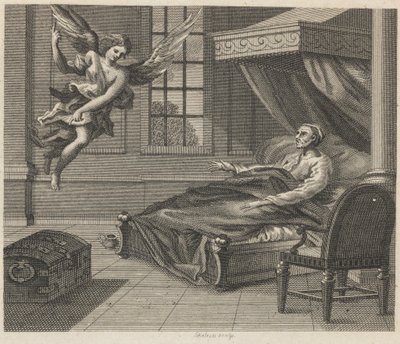 El enfermo y el ángel de William Skelton