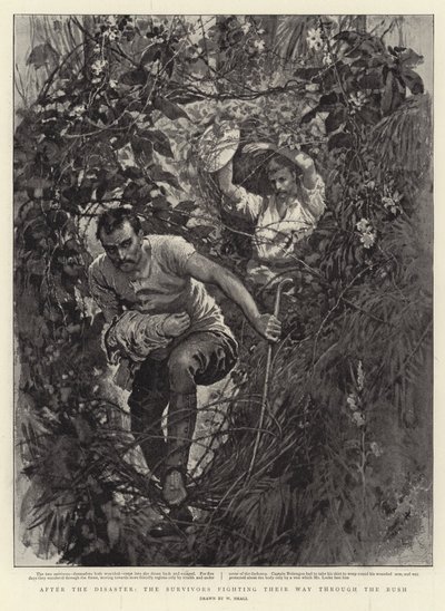 Después del desastre, los sobrevivientes abriéndose camino a través del bosque de William Small