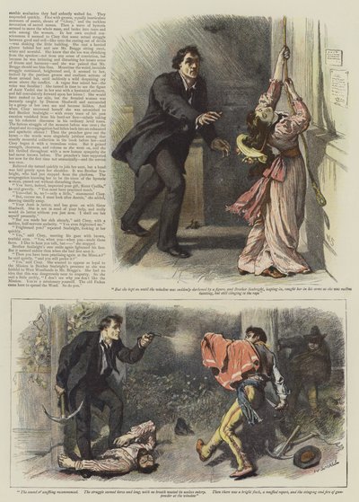 Ilustración para Un episodio de West Woodlands, de Bret Harte de William Small