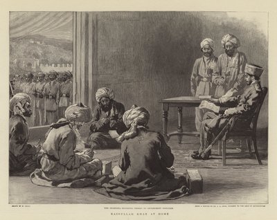Nasrullah Khan en Casa de William Small