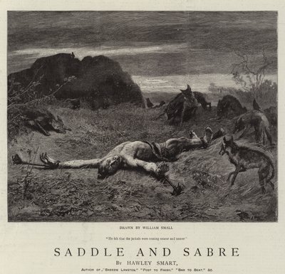 Silla de montar y sable de William Small
