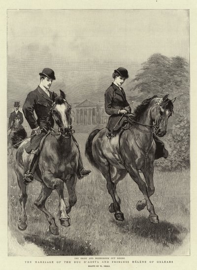 El matrimonio del Duque de Aosta y la Princesa Helena de Orleans de William Small