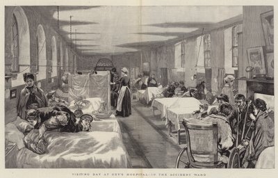 Día de Visita en el Hospital de Guy, en la Sala de Accidentes de William Small