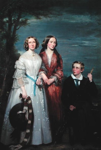 Las Señoritas Smith y el Maestro Smith de Crooksfield, Berwickshire de William Smellie Watson