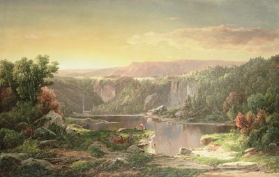 Lago de montaña cerca de Piedmont, Maryland de William Sonntag