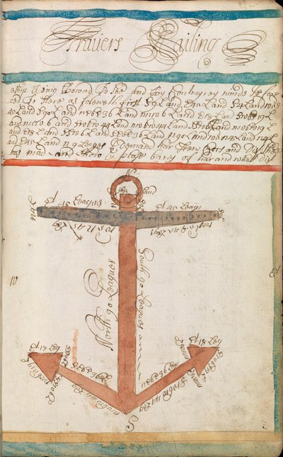 Cuaderno de trabajo de William Spink, RN, que incluye cálculos matemáticos y métodos de cálculo en el mar. de William Spink