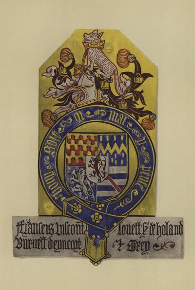 Sir Francis Lovel, vizconde Lovel de Tichmersh y lord Holand, 1483-1487 de William St John Hope