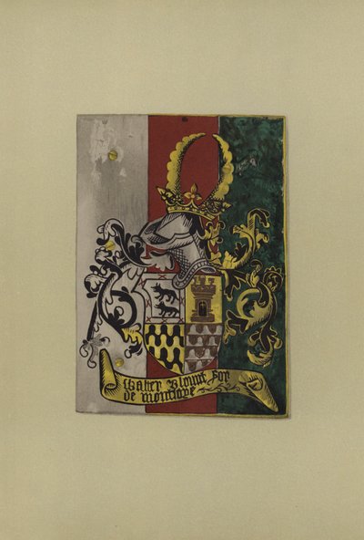 Sir Walter Blount, lord Mountjoy, 1472-1474 de William St John Hope