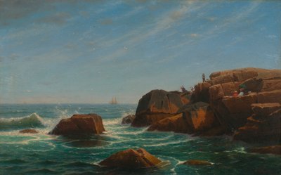 Castle Rock, Nahant, 1865 de William Stanley Haseltine