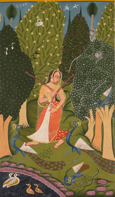 Gaudi Ragini, page from a Ragamala series de William Stanley Haseltine