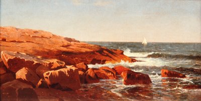 Costa rocosa, 1862 de William Stanley Haseltine