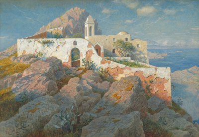 Santa Maria a Cetrella, Anacapri, c.1892 de William Stanley Haseltine