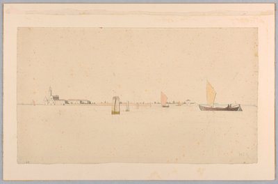 Estudio de laguna, Venecia, Italia de William Stanley Haseltine