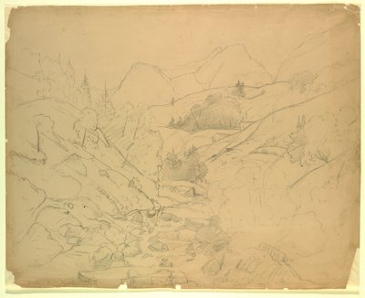 Estudio de paisaje de William Stanley Haseltine