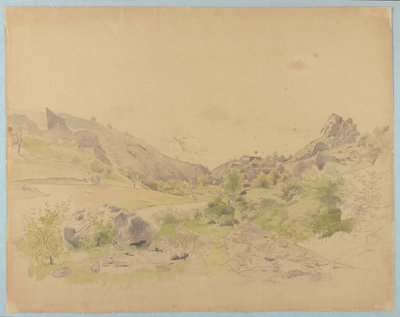 Estudio de paisaje de William Stanley Haseltine